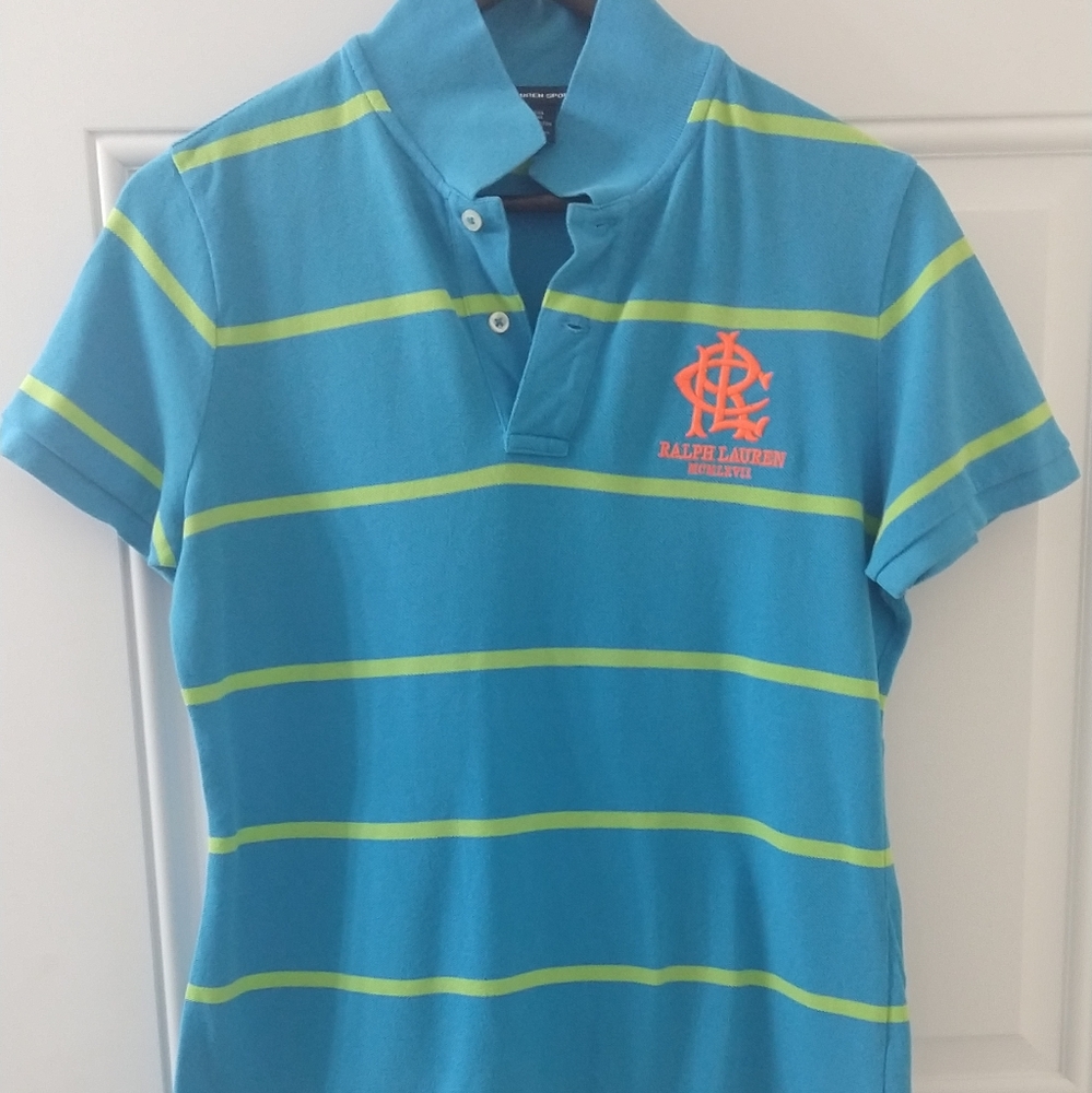 Ralph Lauren sport Women's Polo Shirt sz L